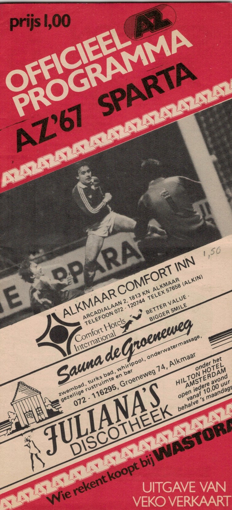 AZ Programma 31-jan-1982 Sparta thuis